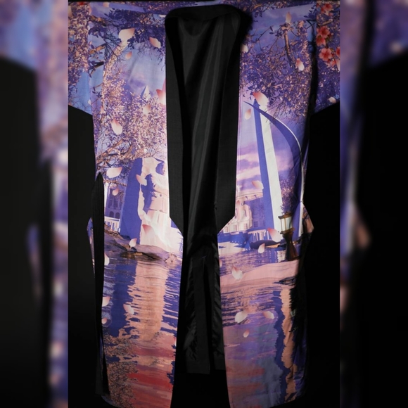 Rui Hachimura Black Samurai Washington Wizards Cherry Blossom Kimono Limited - Picture 8 of 11